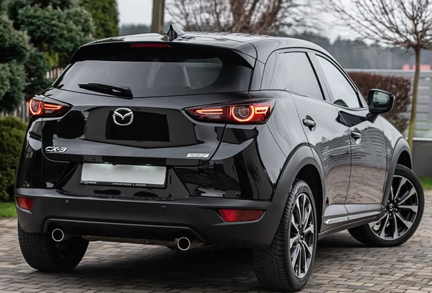 Mazda CX-3 cena 76900 przebieg: 83800, rok produkcji 2018 z Człuchów małe 497